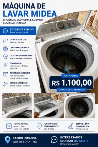 Máquina de lavar 13Kg