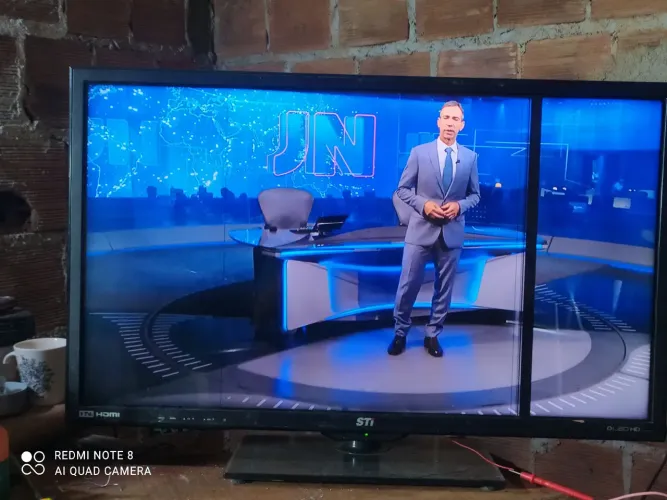 TV 32 observa o anúncio