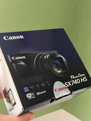 Câmera Canon sx740hs sem cartão SD Seminova