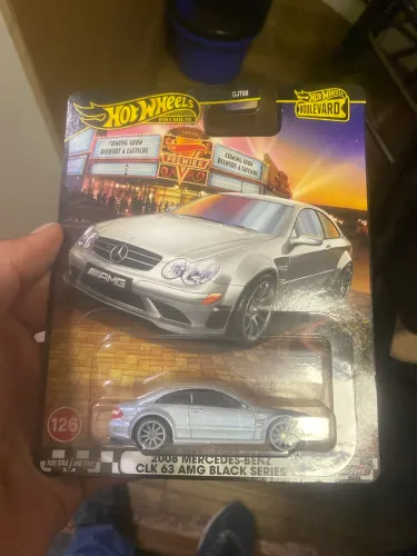 Hot wheels premium 2008 Mercedes Benz CLK 63 Amy black series