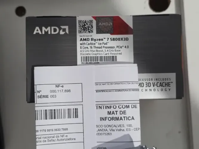 (Lacrado) - Processador AMD Ryzen 7 5800X3D 10th Anniversary Edition + Nota Fiscal
