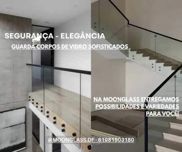 GUARDA CORPOS EM VIDRO - ALTO PADRÃO NO DF E ENTORNO