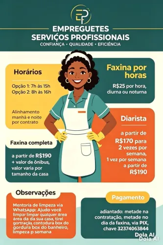 Diarista/Cuidadora de idoso