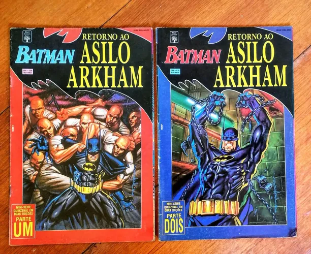 HQ BATMAN - RETORNO AO ASILO ARKHAM Minissérie Completa 2 Edições (Janeiro/1994)