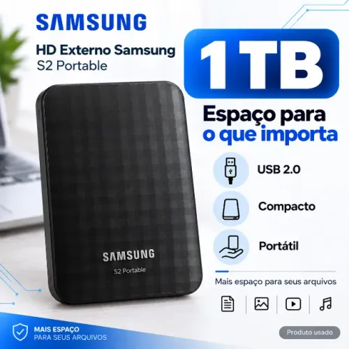 HD Externo Samsung S2 Portable 1TB