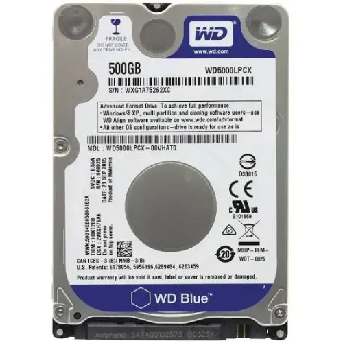 HD 500GB 2.5" SATA p/ Notebook / PC / PS4 - Saúde 100% (Várias Unidades)