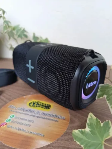 Caixa de som Bluetooth Potente e portátil nova