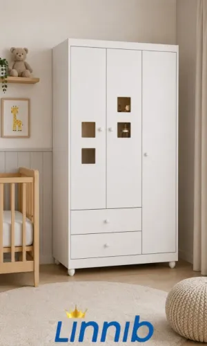 GUARDA ROUPA LIFE 100%MDF PAGA SOMENTE NA ENTREGA VENHA PARA LINNIB MÓVES E ELETRO