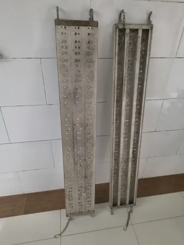2 Plataformas andaime - Pranchas de Alumínio 1,5m x 24cm