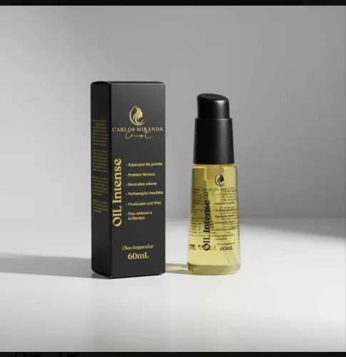 Óleo Reparador Capilar Anti Frizz Carlos Miranda Oil Intense Profissional