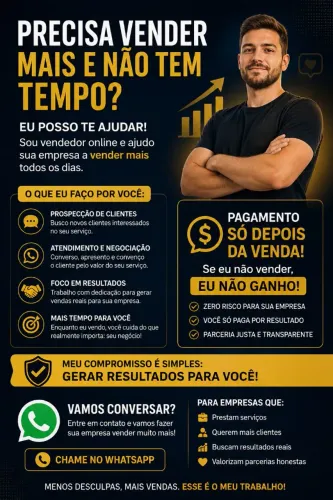 Aumente suas vendas sem custo fixo inicial