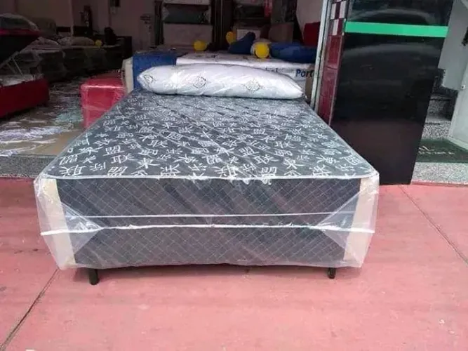 Cama casal conjugado semi ortopédica