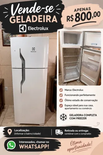 Vende se geladeira 