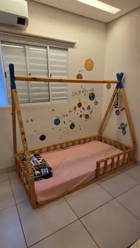 Cama cabaninha em madeira pinus