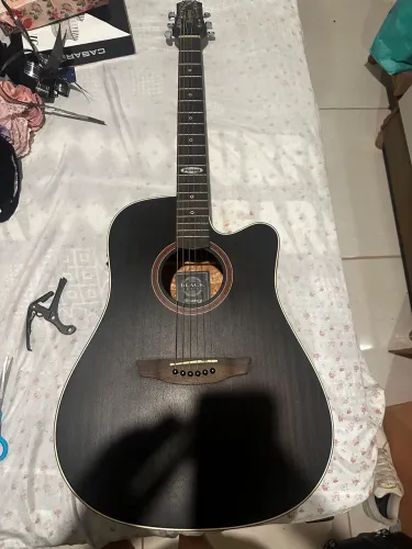 VIOLÃO STRINBERG SD200C + CAPA DE COURO SINTETICO