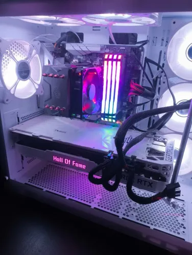 RTX 3080 HOF BRANCA COM NF