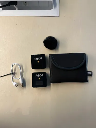 RØDE Wireless GO Original completo com acessórios, sem cabo P2