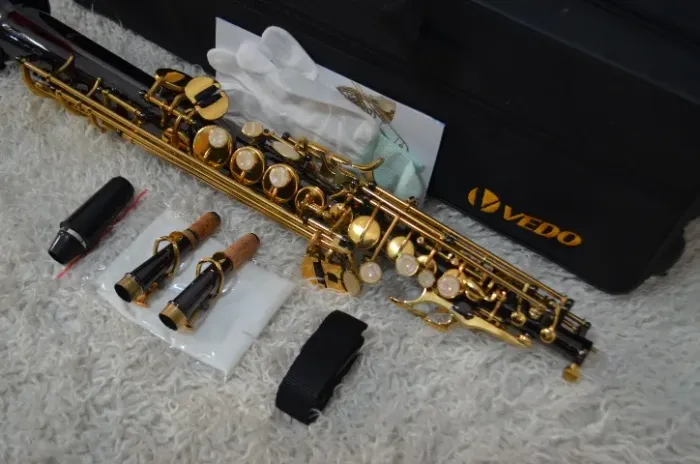 Sax Soprano Si Bemol Vedo BG ((( Novinho )))