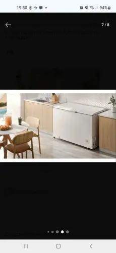Freezer 400l novo
