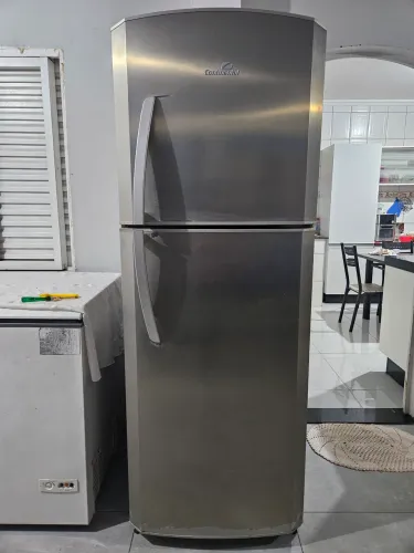 Geladeira Continental Duplex Inox 490L