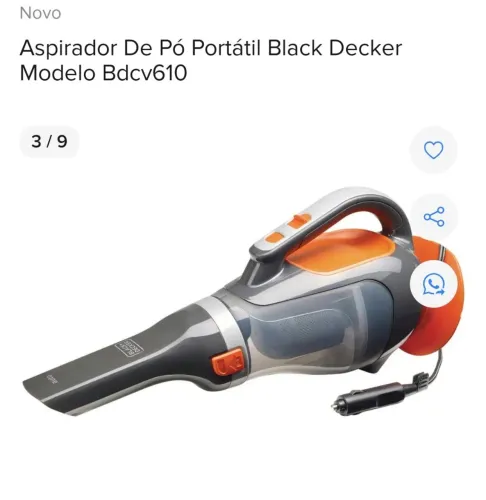 Aspirador de pó portátil Black & Decker