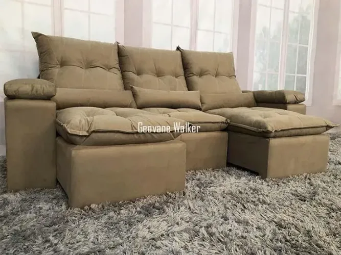 Sofás 2 e 3 Lugares, Retrátil, Reclinável, Chaise, Canto e Sob Medida.