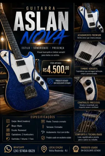 Guitarra Aslan Nôva