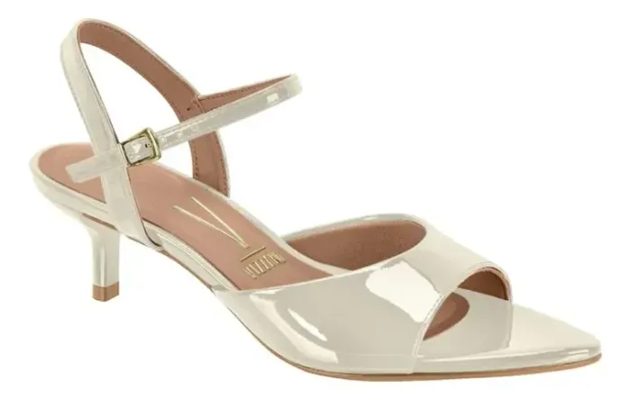 Sandália Feminino Vizzano Salto Médio Bico Fino 34