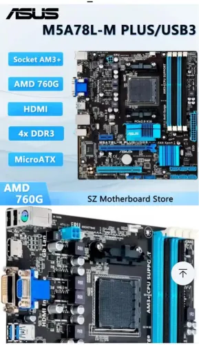 Kit placa mãe AM3 + processador 6 geração + 8gb de memória DDR3