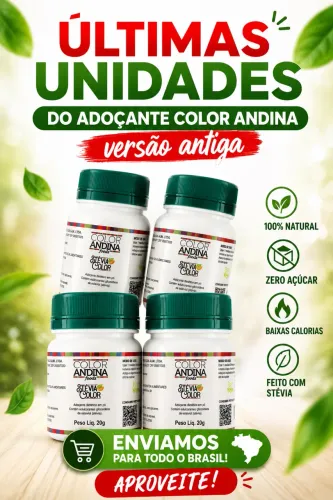 Adoçante color andina versão antiga