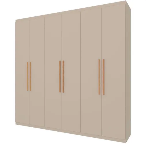 Guarda roupa casal 6 portas e 3 gavetas