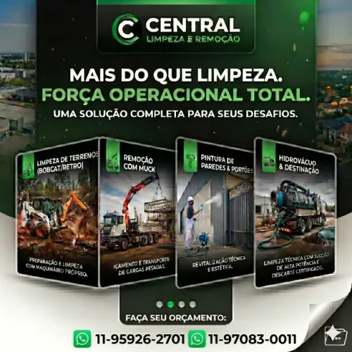 Limpeza e Remoção de Entulho | Carga e Descarga