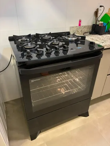 Fogão Electrolux 5 Bocas Experience Com Perfectcook360 Preto Cor Perto (FE5CP)