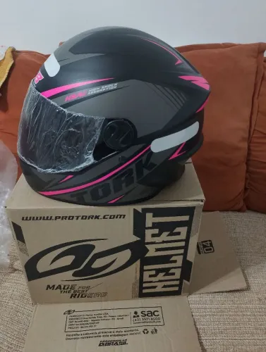 CAPACETE PRO TORK ROSA TAMANHO 58