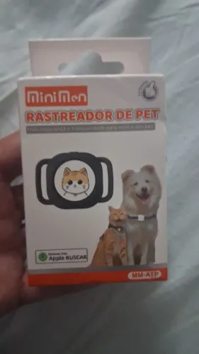 Coleira com rastreador 