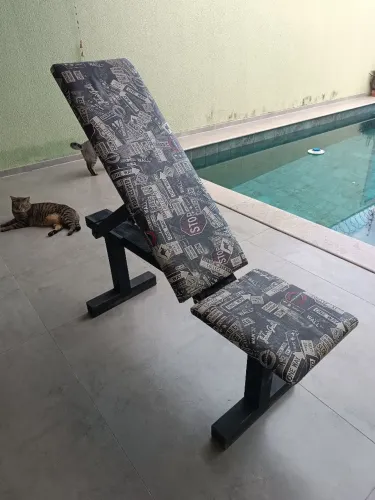Vendo banco de supino articulado artesanal