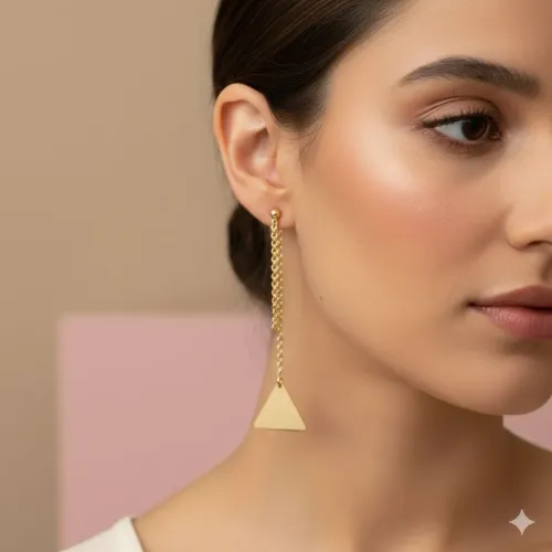 Brinco Corrente Triângulo 