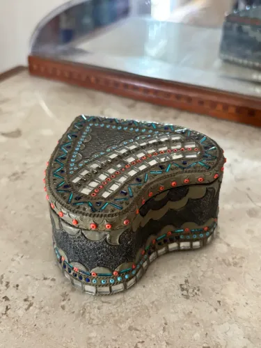 Porta joias mosaico indiano