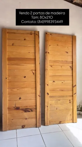 Porta madeira 80x210