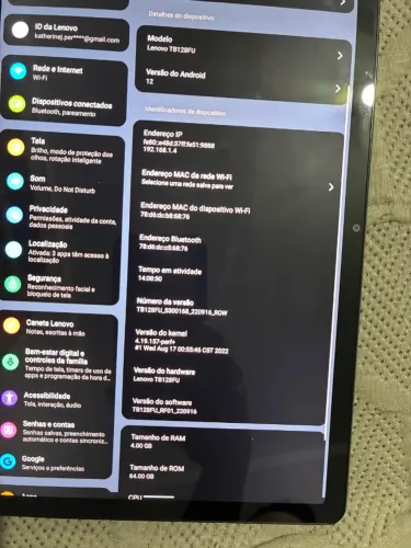 Tablet Lenovo Tab M10 Plus (3ª Geração)