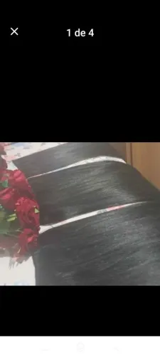 Cabelo humano vitaminado