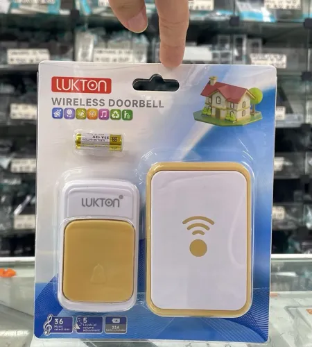 Campainha sem fio da Lukton 32 toques Tomada