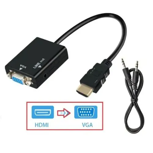 Conversor HDMI x VGA Com Áudio Knup