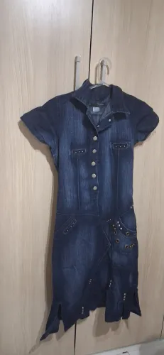 Vestido jeans com lycra feminino original Kabenne tamanho 40