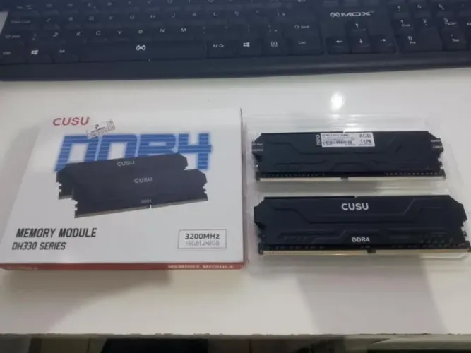 Memória Ram CUSU DDR4 16GB (2x8GB) 3200Mhz -NOVA
