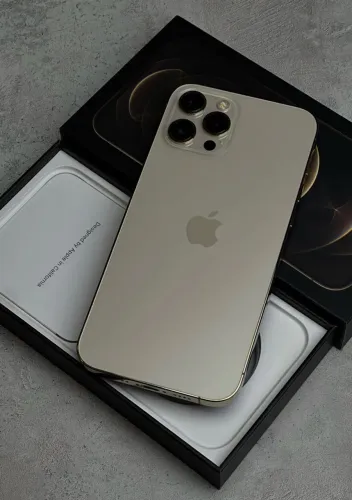 IPHONE 12 PRO MAX 128 gb GOLD TODO ORIGINAL NA CAIXA