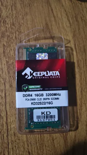 Memória ram 16gb ddr4