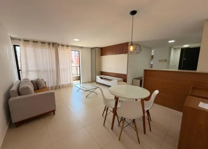 Apartamento mobiliado para alugar com 3 quartos no Bessa - João Pessoa
