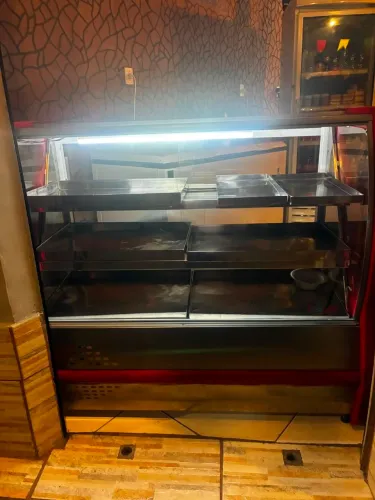 Estufa quente para salgados