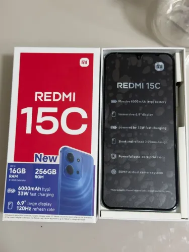 Redmi 15c 16GB de ram 256GB